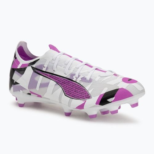 Pánské kopačky PUMA Ultra 5 Match Forever FG/AG puma white/pure magenta/feather gray/puma black