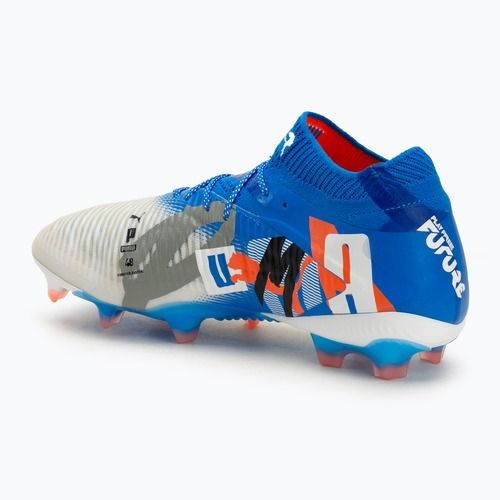 Pánské kopačky PUMA Future 8 Ultimate Forever FG white/ultra blue/feather gray/puma black/glowing red