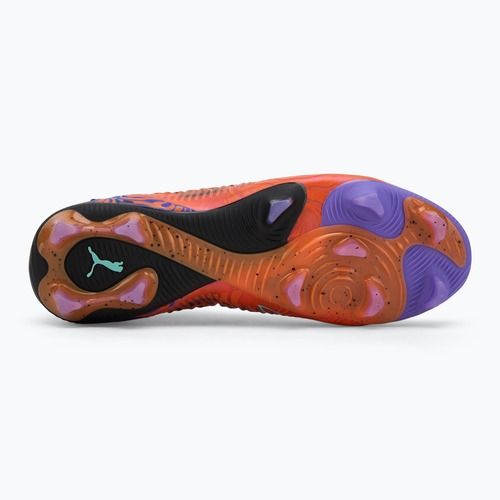 Pánské kopačky PUMA Future 8 Ultimate Creativity FG orange poppy/dark amethyst/electric peppermint/black