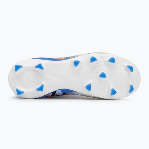 Dětské kopačky PUMA Future 8 Match Forever FG/AG Jr white/ultra blue/feather gray/puma black/glowing red