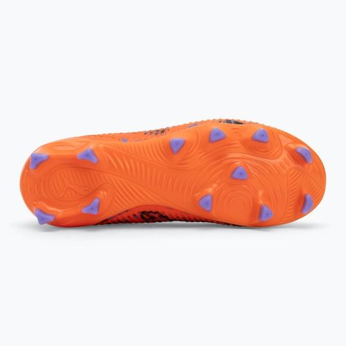 Dětské kopačky PUMA Future 8 Match Creativity FG/AG Jr orange poppy/puma black/dark amethyst