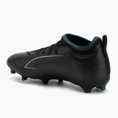 Dětské kopačky PUMA Ultra 6 Match FG/AG Jr puma black/fizzy light/green terrain