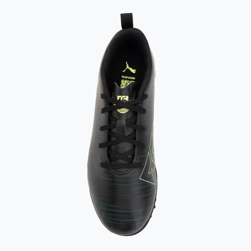 Dětské kopačky PUMA Future 8 Play TT Jr puma black/fizzy light/green terrain