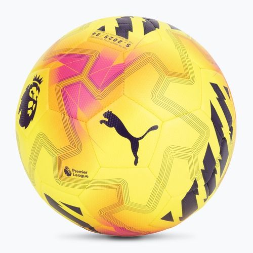 Fotbalový míč PUMA Orbita Cup PL Lights fluo yellow/multicolor velikost 5 