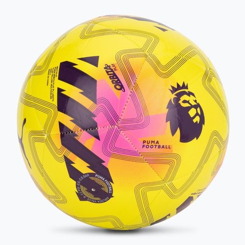 Fotbalový míč PUMA Orbita Cup PL Lights fluo yellow/multicolor velikost 4