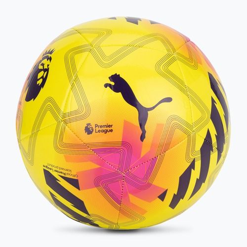 Fotbalový míč PUMA Orbita Cup PL Lights fluo yellow/multicolor velikost 5 