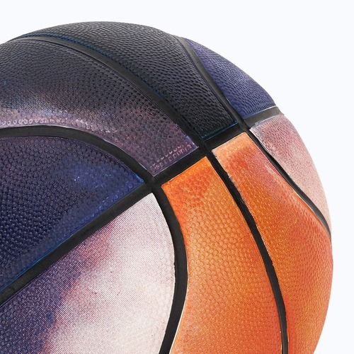 Basketbalový míč PUMA Hooptopia Sunset Basketball flame orange/puma black/multicolor velikost 7