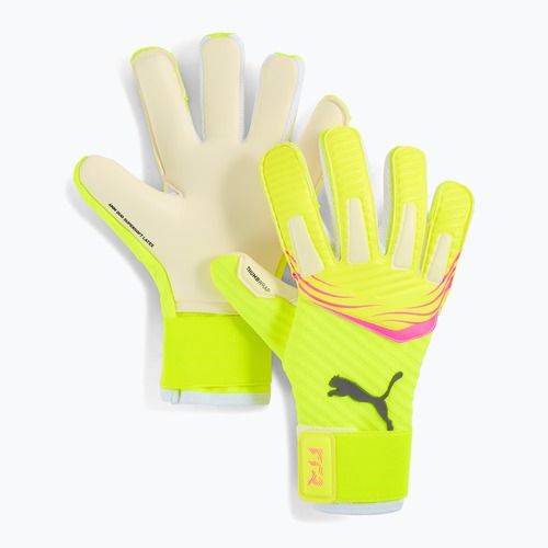 Brankářské rukavice PUMA Future Pro Hybrid yellow alert/sunstruck