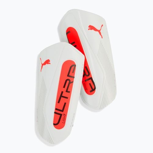 Chrániče holení PUMA Ultra Light Strap puma white/glowing red