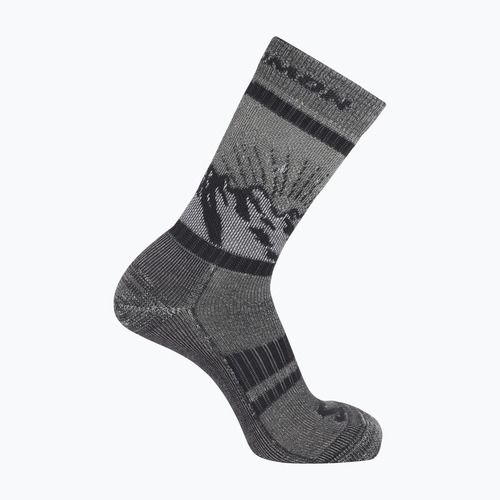 Ponožky Salomon Retro Wool black/asphalt