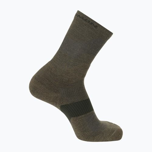 Ponožky Salomon X Ultra Crew martini olive/stone grey