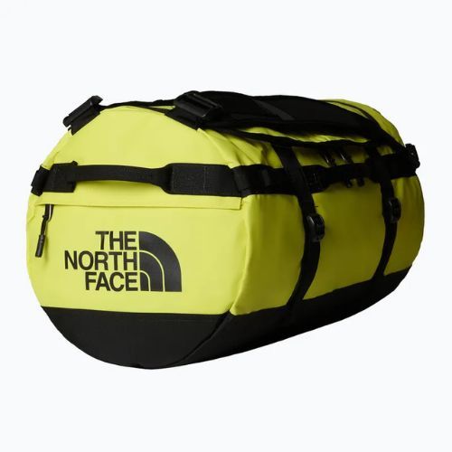 Cestovní taška The North Face Base Camp Duffel S 50 l sulphur spring green/tnf black