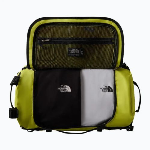 Cestovní taška The North Face Base Camp Duffel S 50 l sulphur spring green/tnf black