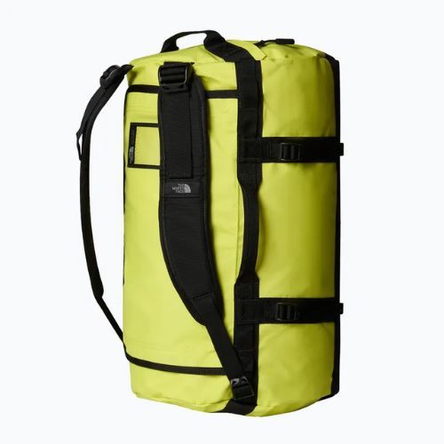 Cestovní taška The North Face Base Camp Duffel S 50 l sulphur spring green/tnf black