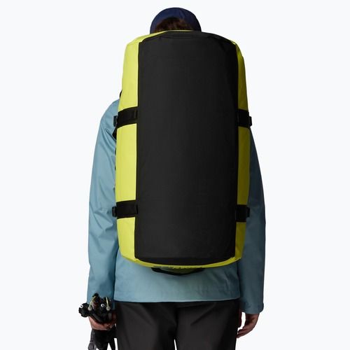 Cestovní taška The North Face Base Camp Duffel M 71 l sulphur spring green/tnf black