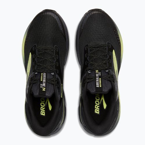 Pánské běžecké boty Brooks Adrenaline GTS 24 Weatherized black/ebony/new yellow