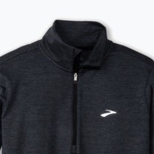Dámské běžecké tričko longsleeve  Brooks Dash 1/2 Zip 2.0 htr black