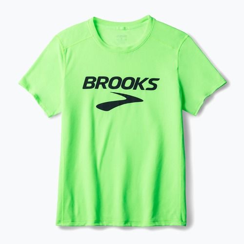 Pánské běžecké tričko Brooks Distance 3.0 neo limeade/brooks logo