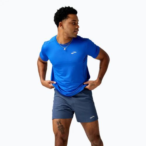 Pánské běžecké tričko Brooks Atmosphere 3.0 neo blue