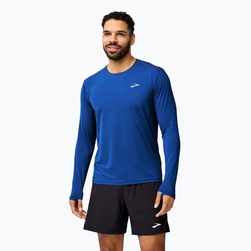 Pánské běžecké tričko longsleeve Brooks Atmosphere 3.0 neo blue