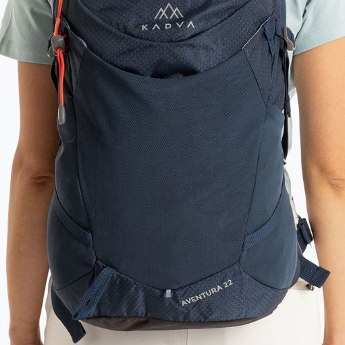 Turistický batoh KADVA Aventura 22 l ocelově modrý