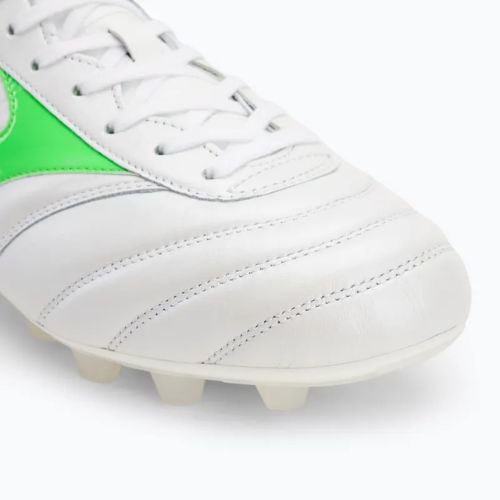 Pánské kopačky Mizuno Morelia II Japan Md white/neon green/galaxy silver