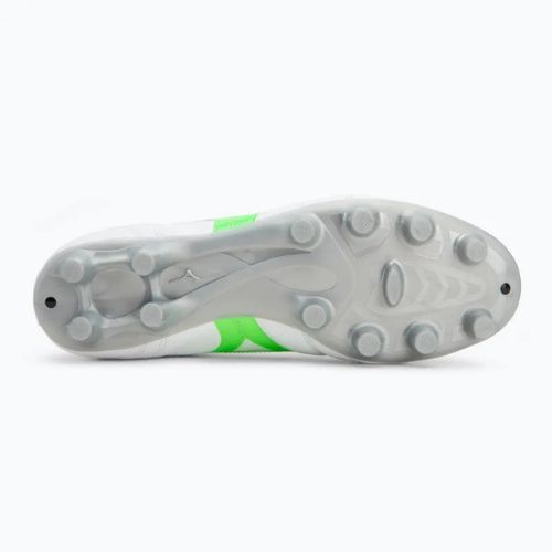 Pánské kopačky Mizuno Morelia II Club Md white/neon green/galaxy silver