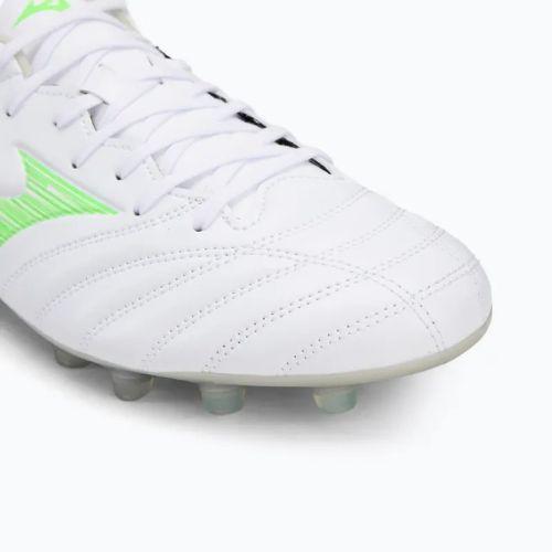 Pánské kopačky Mizuno Monarcida Neo III Pro Md white/neon green