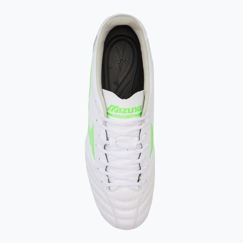 Pánské kopačky Mizuno Morelia Neo IV Pro Mix white/neon green/cool gray 3c