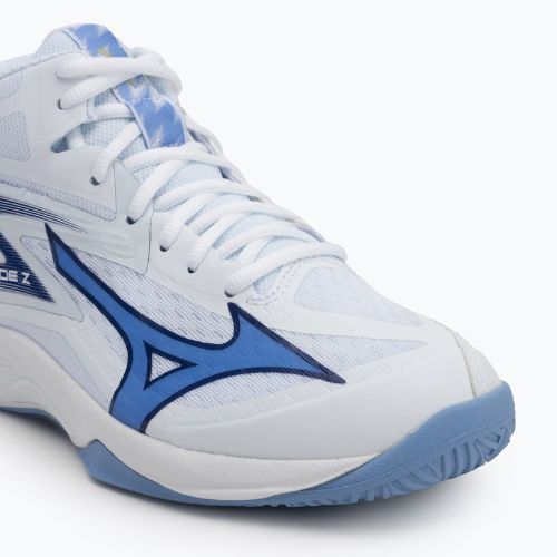 Volejbalové boty Mizuno Thunder Blade Z Mid white/bellwether blue/bel air blue