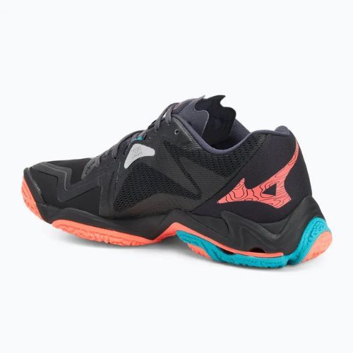 Volejbalové boty  Mizuno Wave Lightning Z8 black/neon flame/peacock blue