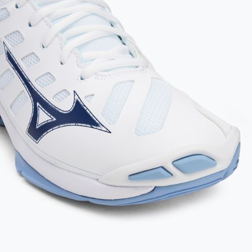 Volejbalové boty  Mizuno Wave Voltage 2 Mid white/bellwether blue/bel air blue