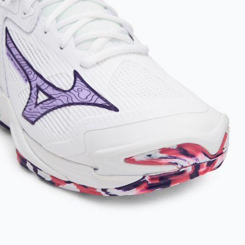Volejbalové boty  Mizuno Wave Momentum 3 white/violet indigo/camellia rose