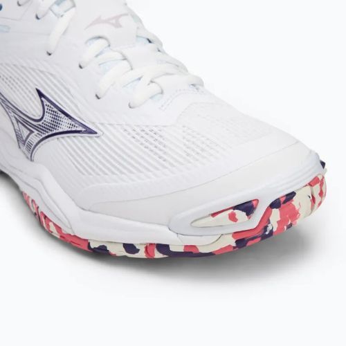 Boty Mizuno Wave Stealth 6 white/violet indigo/camellia rose