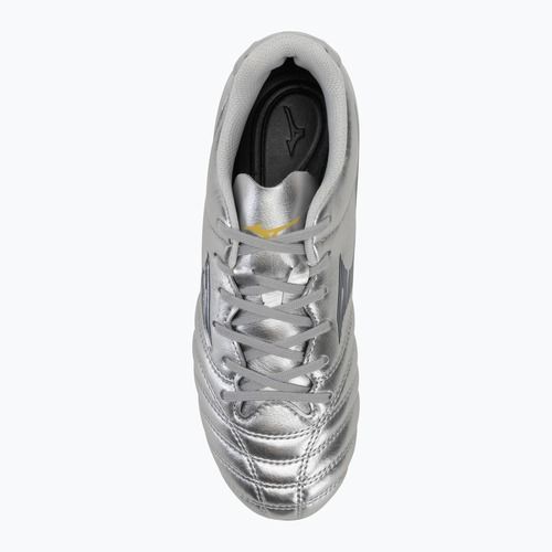 Dětské kopačky  Mizuno Monarcida Neo III Select Jr Md galaxy silver/8605 c/gold