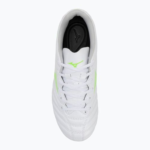 Dětské kopačky  Mizuno Monarcida Neo III Select Jr Md white/neon green