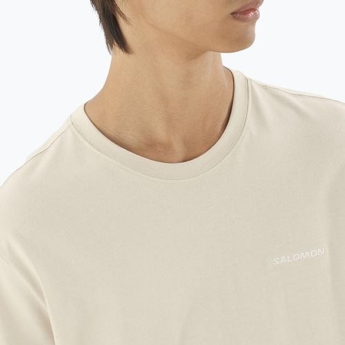 Pánské tričko Salomon Logo Tee rainy day