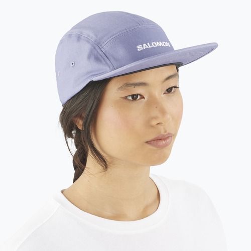Kšiltovka Salomon 5 Panel blue granite