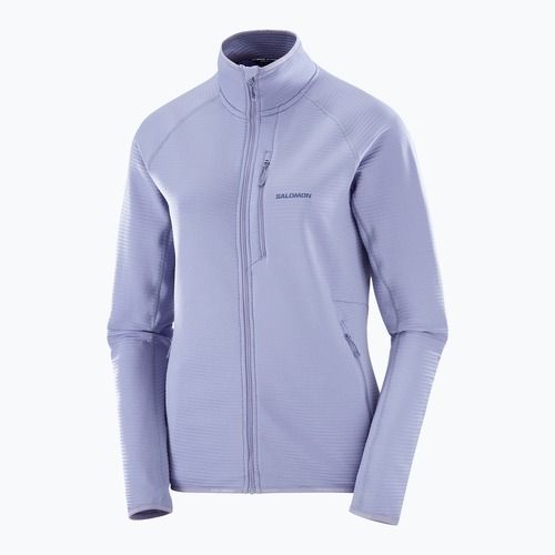 Dámská trekingová mikina Salomon Lightwarm Full Zip blue granite