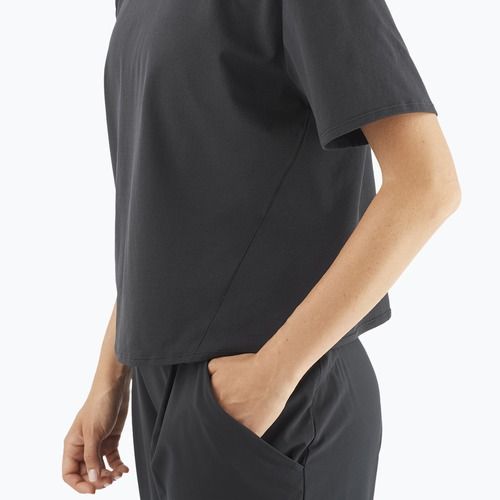 Dámské tričko Salomon Trackline Tee SS deep black