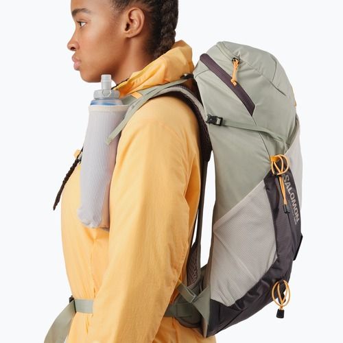 Dámský turistický batoh Salomon Aerotrek 18 l S-M seagrass/silver cloud/nine iron