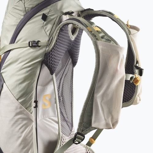 Dámský turistický batoh Salomon Aerotrek 18 l S-M seagrass/silver cloud/nine iron