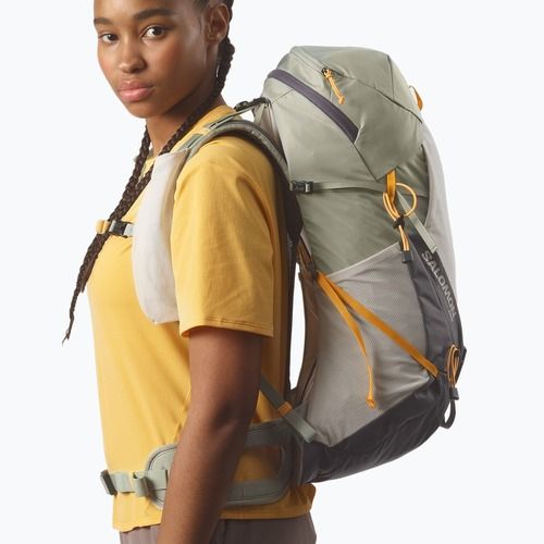 Dámský turistický batoh Salomon Aerotrek 28 l S-M seagrass/silver cloud/nine iron