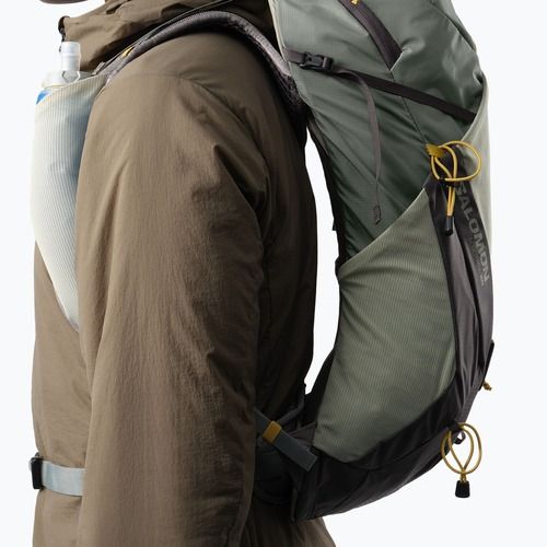 Pánský turistický batoh Salomon Aerotrek 20 l S-M sedona sage/seagrass/nine iron