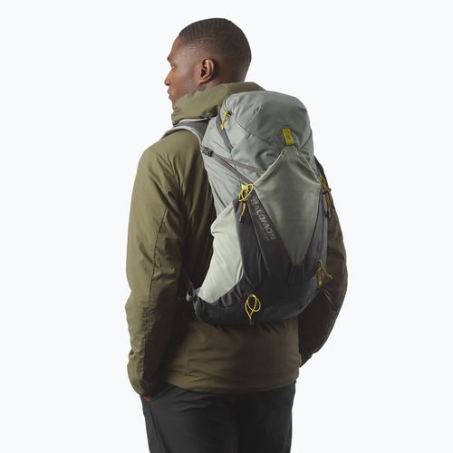 Pánský turistický batoh Salomon Aerotrek 20 l M-L sedona sage/seagrass/nine iron