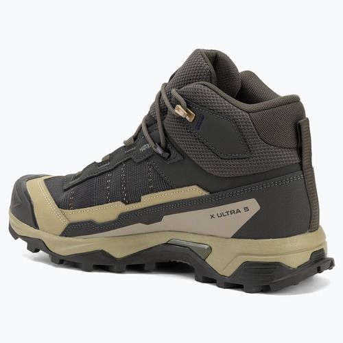 Pánské trekové boty Salomon X Ultra 5 MID GTX peat / gray green / blue nights