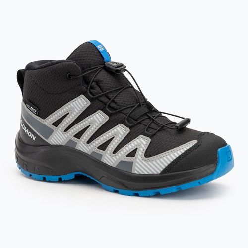 Dětské turistické boty Salomon XA PRO V8 MID WP black/monument /french blue