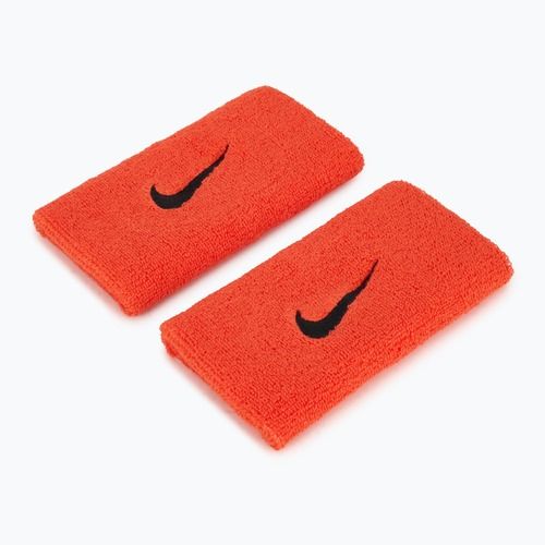 Potítka Nike Swoosh Doublewide Wristbands 2 szt. bright crimson/cave purple