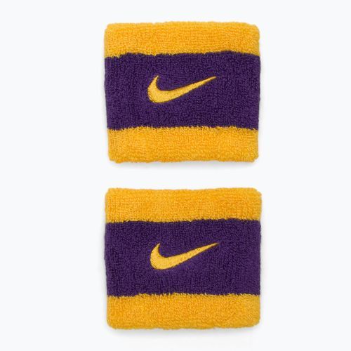 Čelenka Nike Swoosh Wristbands university gold/court purple/university gold
