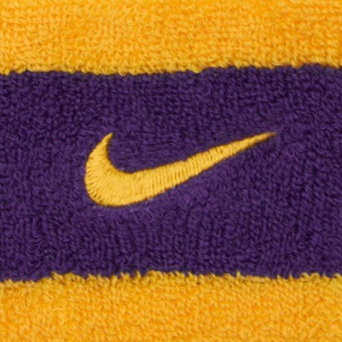 Čelenka Nike Swoosh Wristbands university gold/court purple/university gold